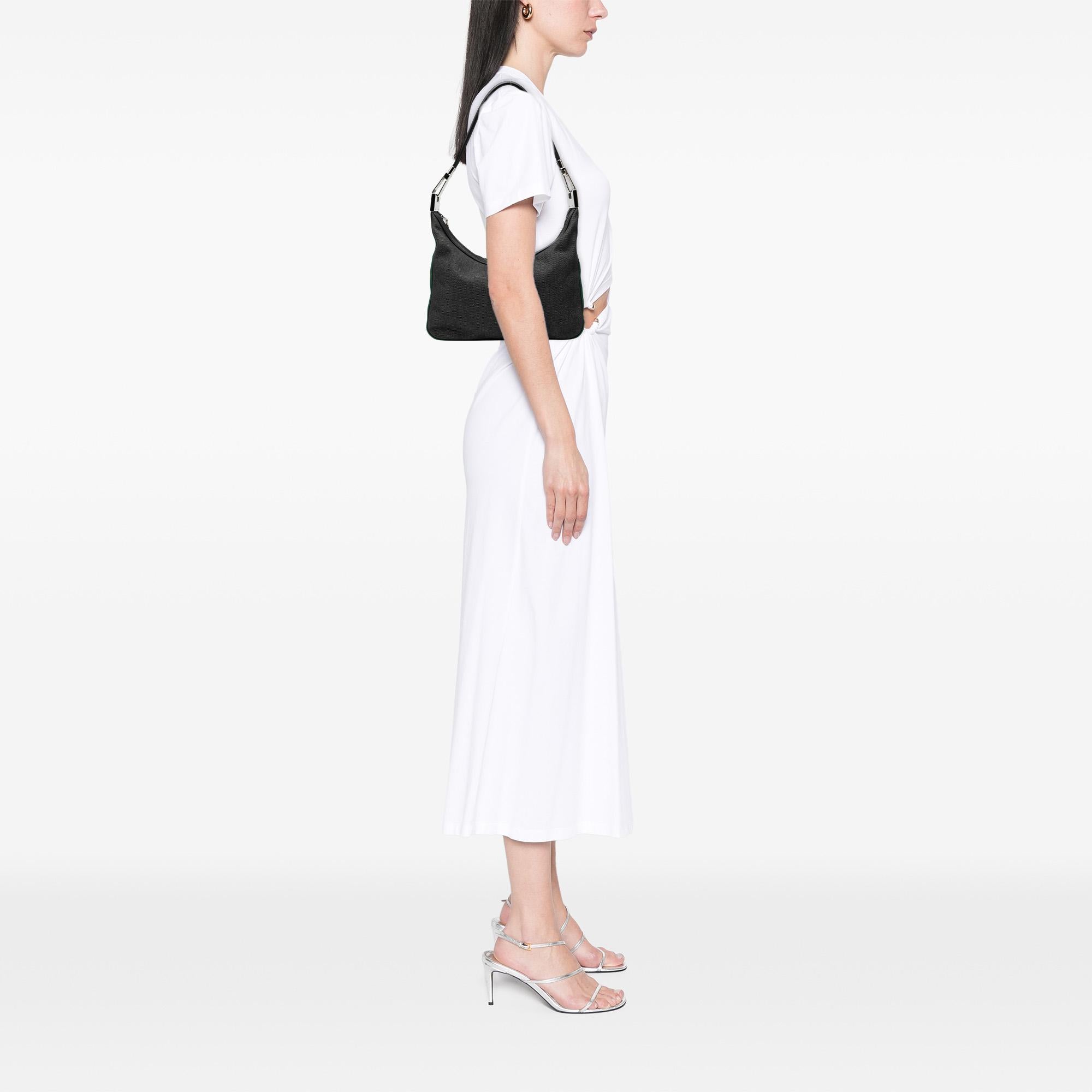 Gucci Denim Web Shoulder Bag