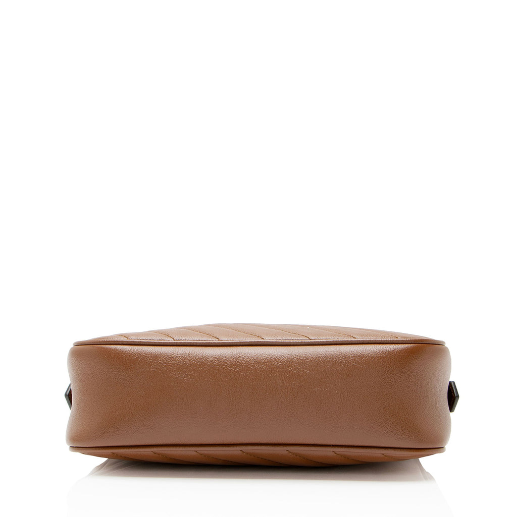 Gucci Diagonal Matelasse Leather GG Marmont Small Camera Bag