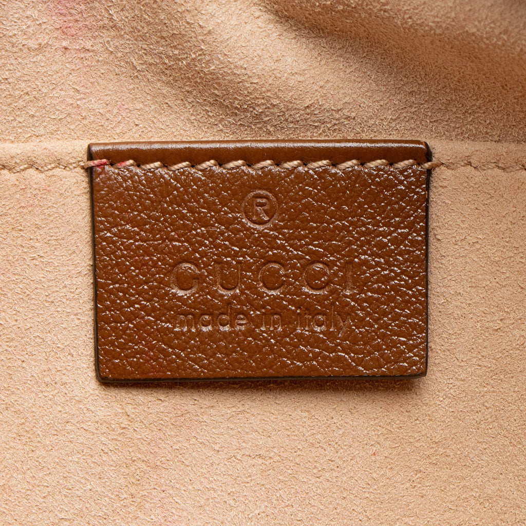 Gucci Diagonal Matelasse Leather GG Marmont Small Camera Bag