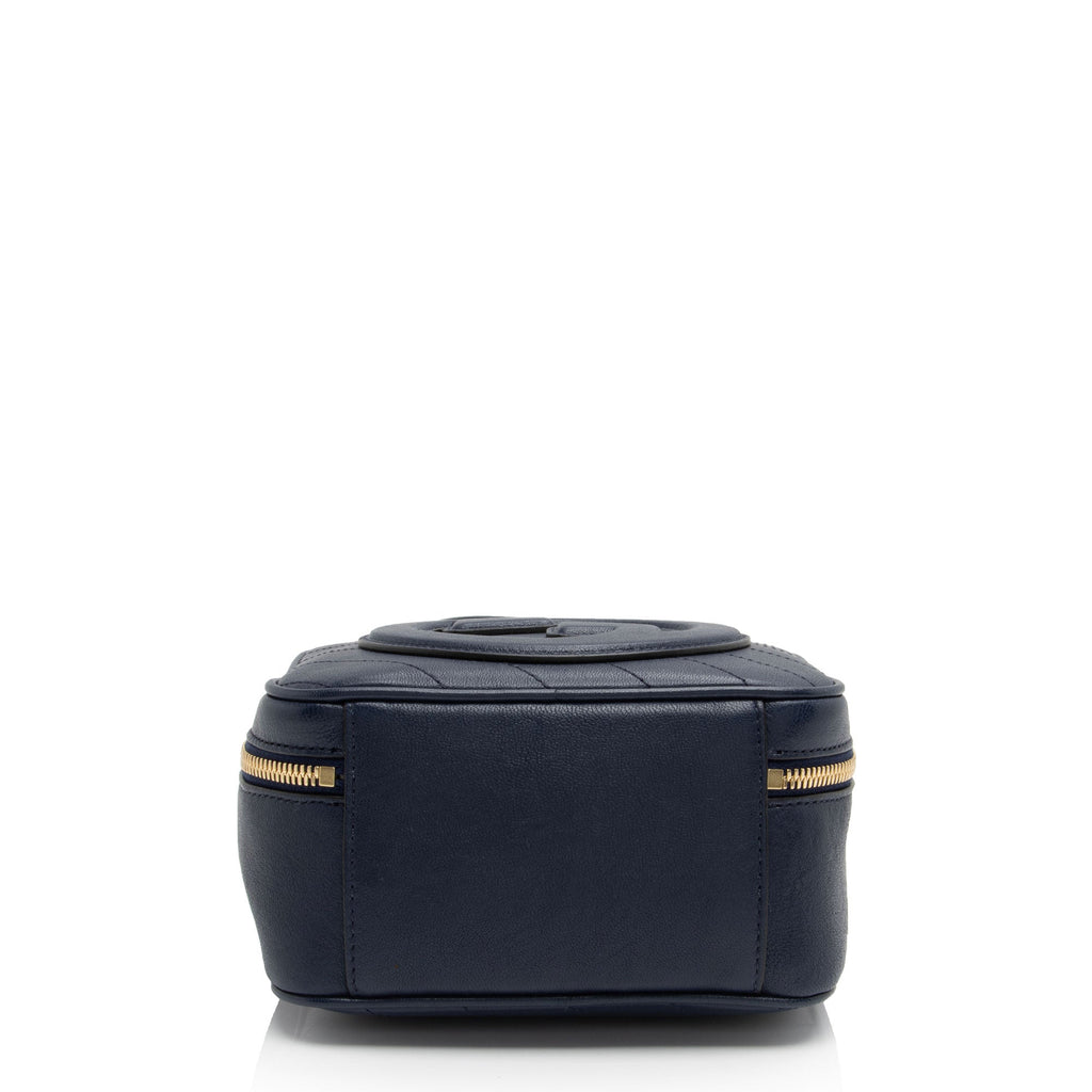 Gucci Diagonal Stitched Calfskin Blondie Top Handle (SHF-XClOQA)