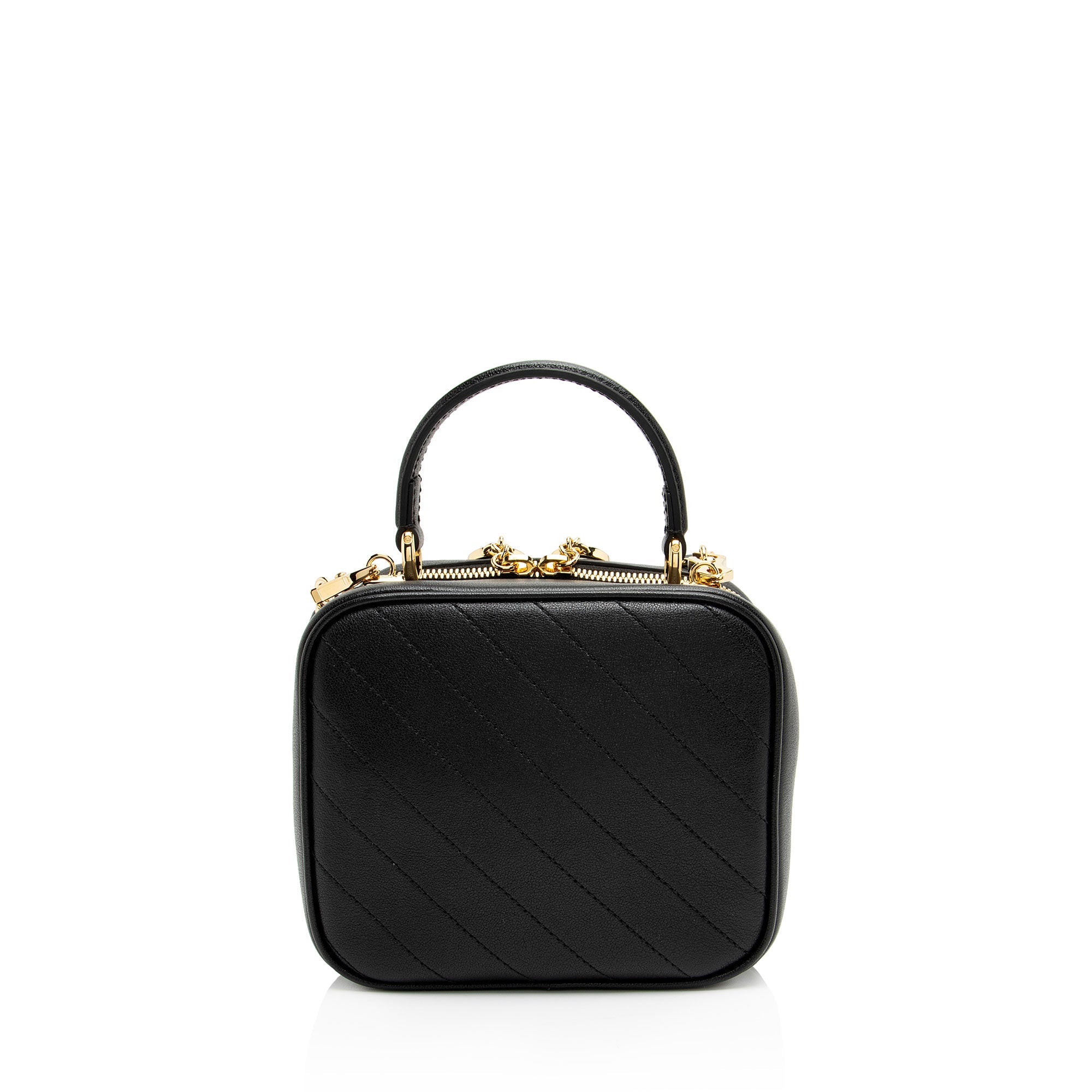 Gucci Diagonal Stitched Calfskin Blondie Top Handle