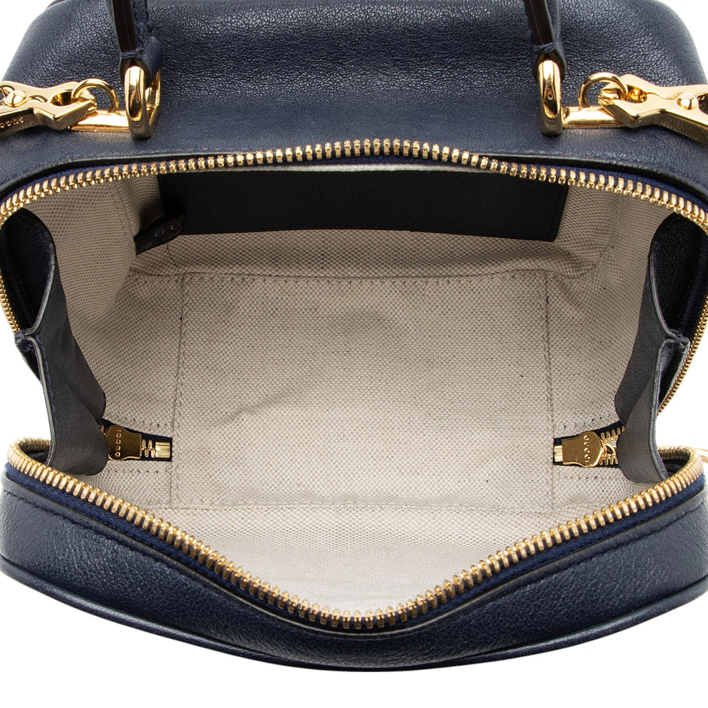 Gucci Diagonal Stitched Calfskin Blondie Top Handle