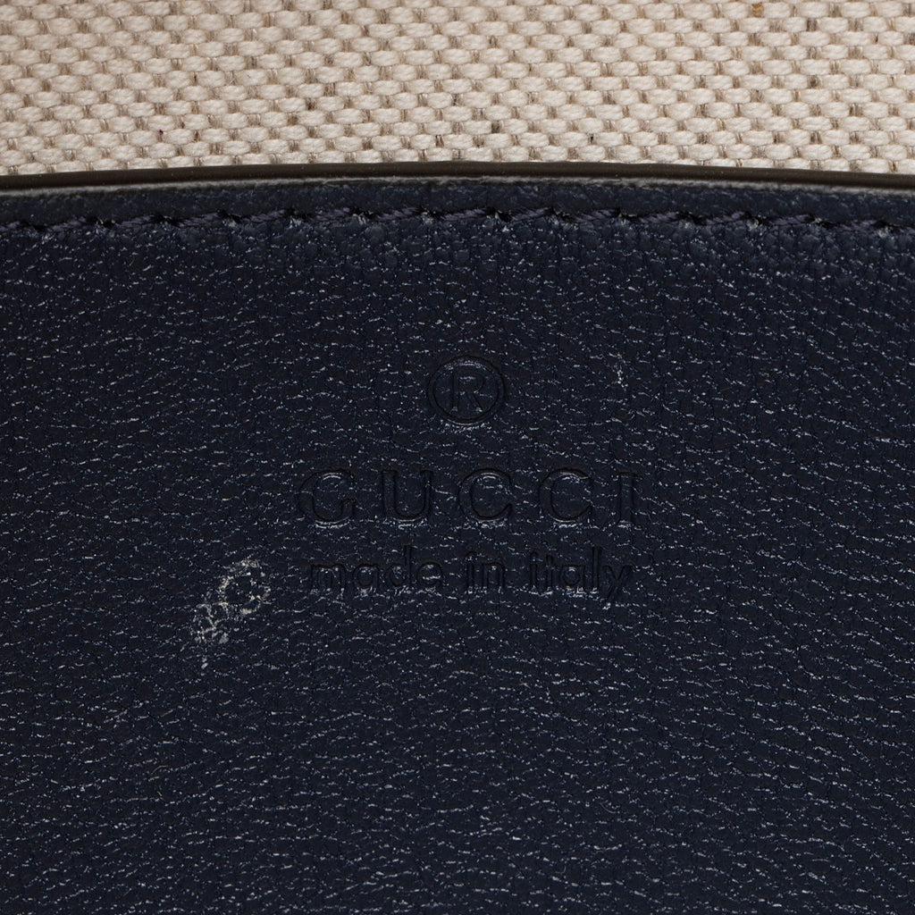 Gucci Diagonal Stitched Calfskin Blondie Top Handle
