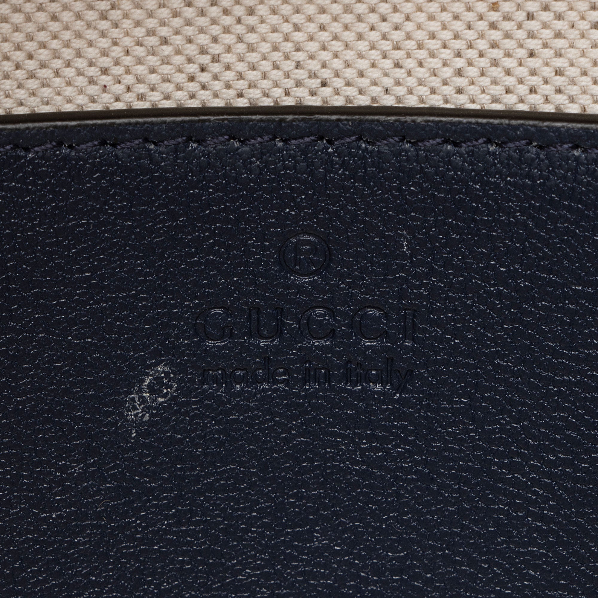 Gucci Diagonal Stitched Calfskin Blondie Top Handle