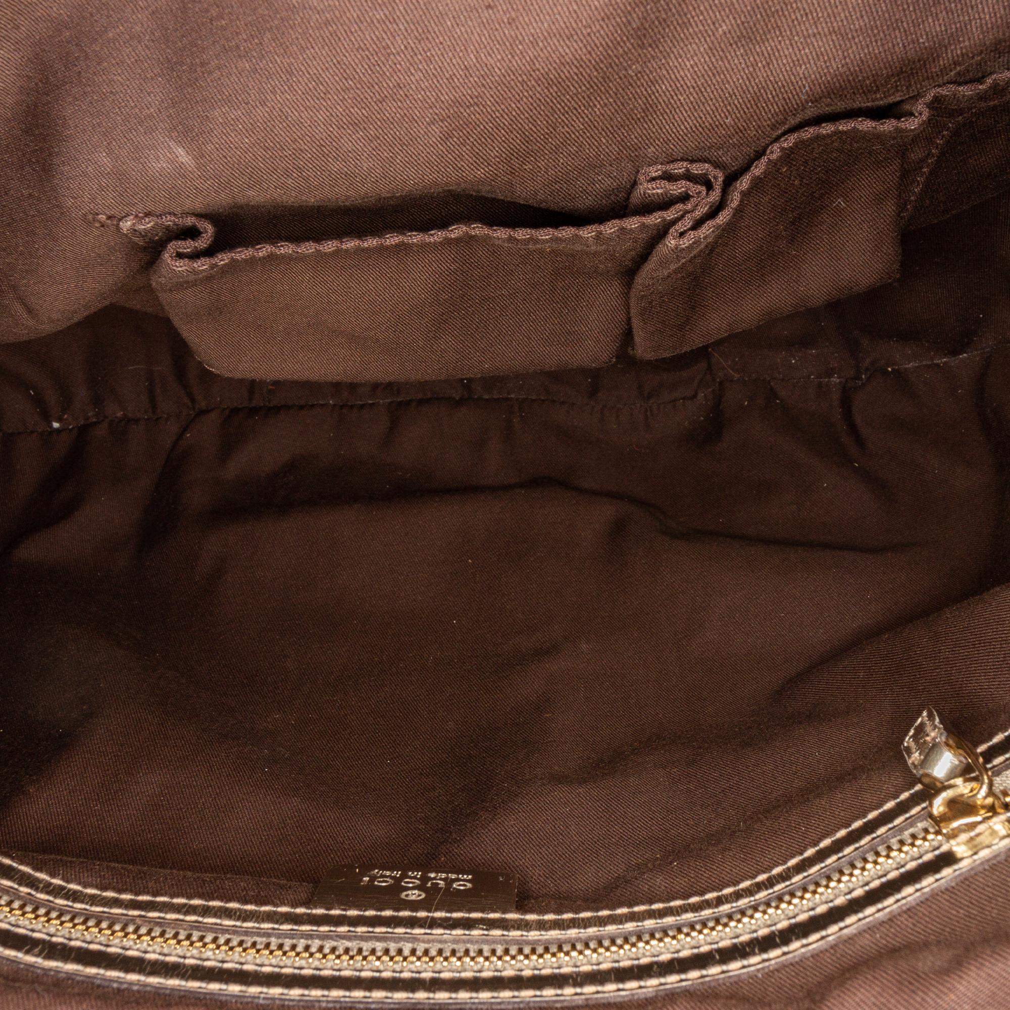 Gucci Dialux Queex Guccissima Metallic Hobo (SHG-24603)