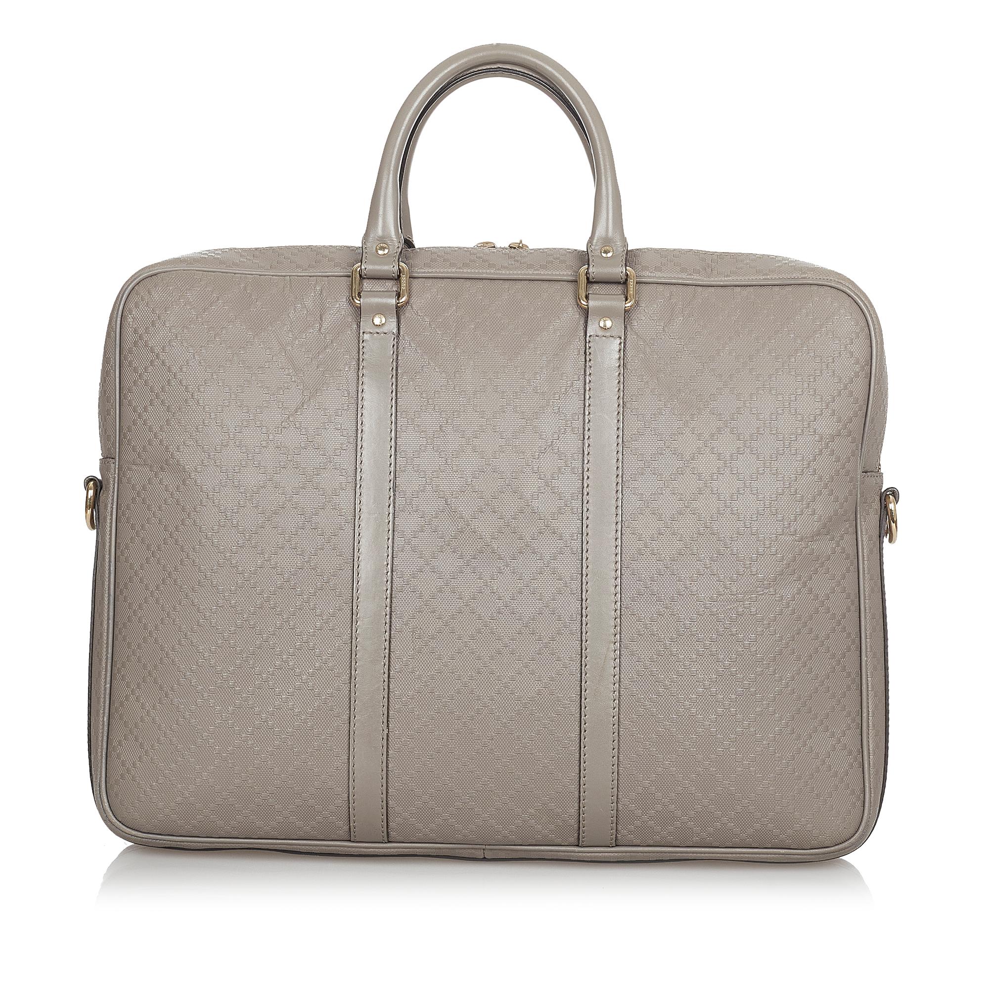 Gucci Diamante Bright Leather Briefcase (SHG-24200)