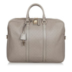 Gucci Diamante Bright Leather Briefcase (SHG-24200)