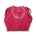 Gucci Diamante Bright Leather Bucket Bag (SHG-29104)