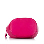 Gucci Diamante Bright Leather Bucket Bag (SHG-37602)