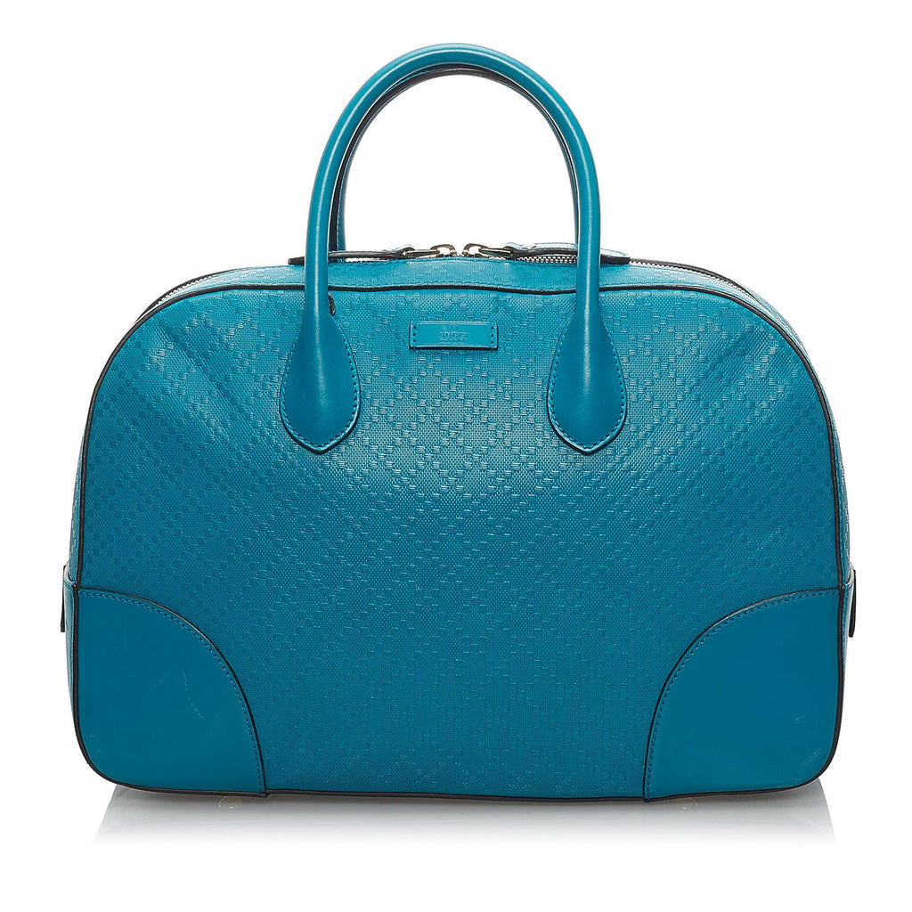 Gucci Diamante Bright Leather Satchel (SHG-34238)