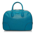 Gucci Diamante Bright Leather Satchel (SHG-34238)