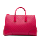 Gucci Diamante Bright Leather Satchel (SHG-pDINjv)