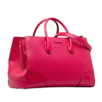 Gucci Diamante Bright Leather Satchel (SHG-pDINjv)