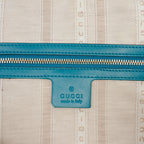 Gucci Diamante Bright Leather Satchel
