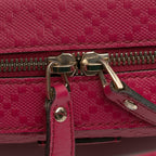Gucci Diamante Bright Leather Satchel
