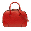 Gucci Diamante Bright Leather Satchel