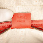 Gucci Diamante Bright Leather Satchel