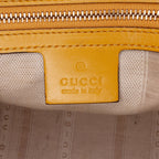Gucci Diamante Bright Leather Satchel
