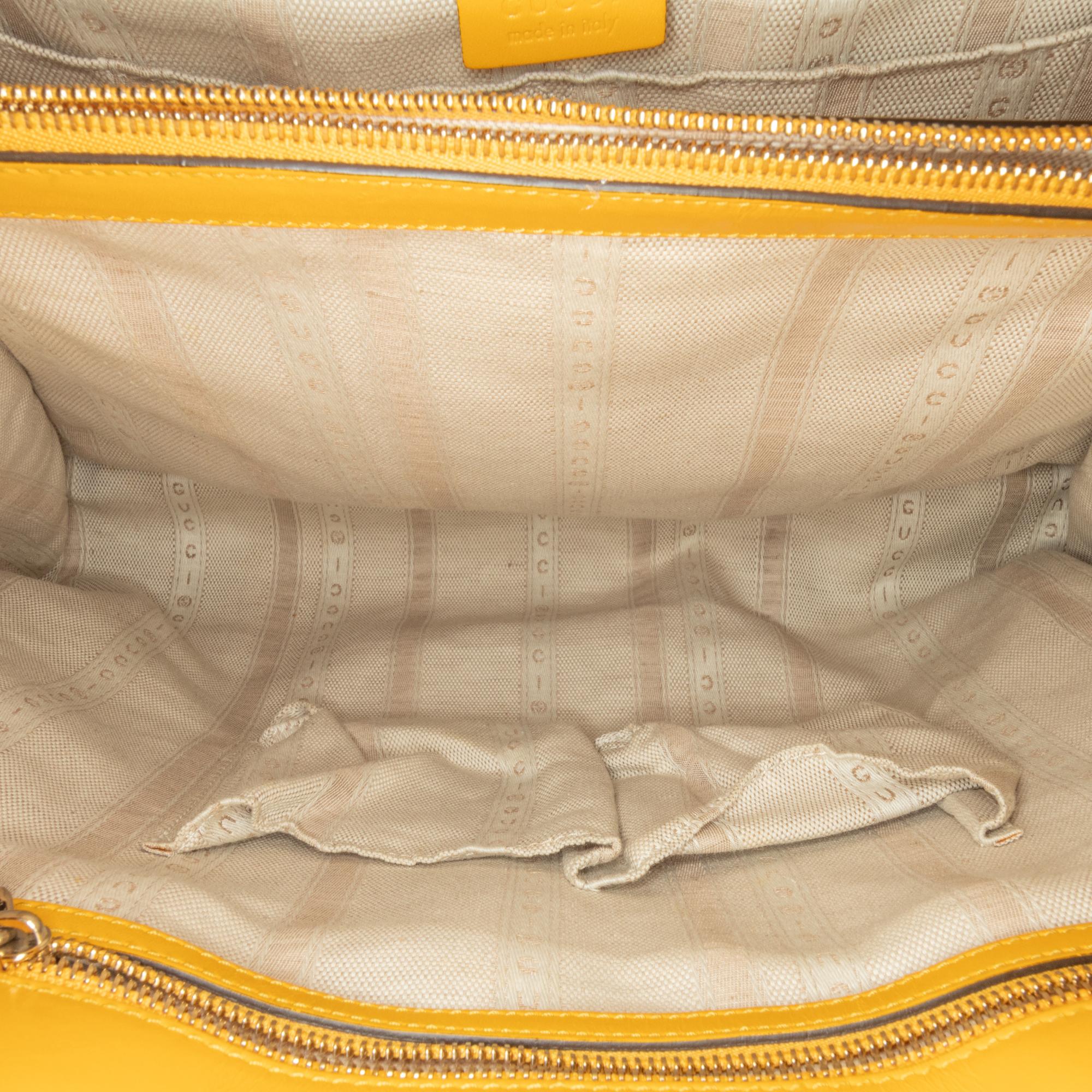 Gucci Diamante Bright Leather Tote (SHG-26jETG)