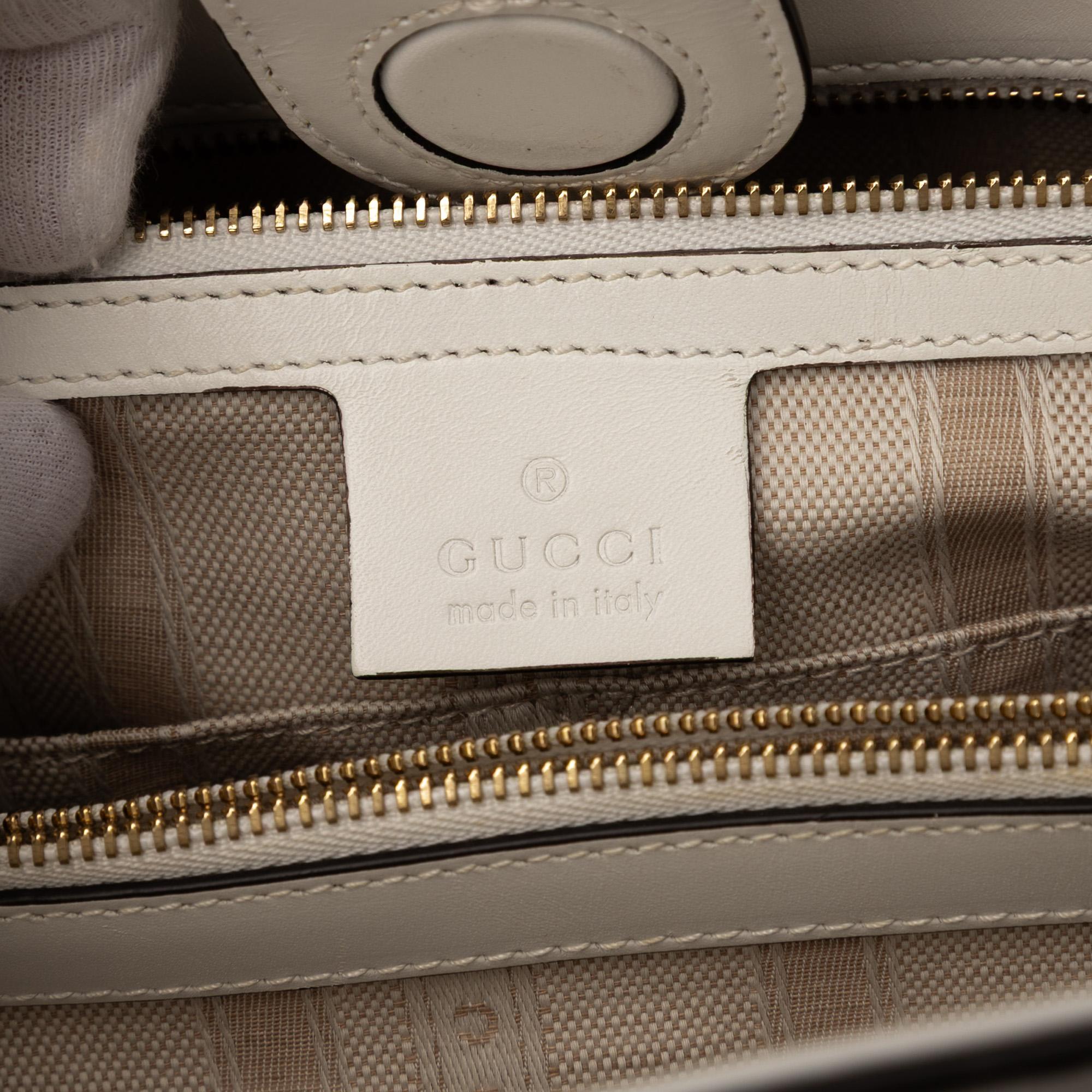 Gucci Diamante Bright Leather Tote