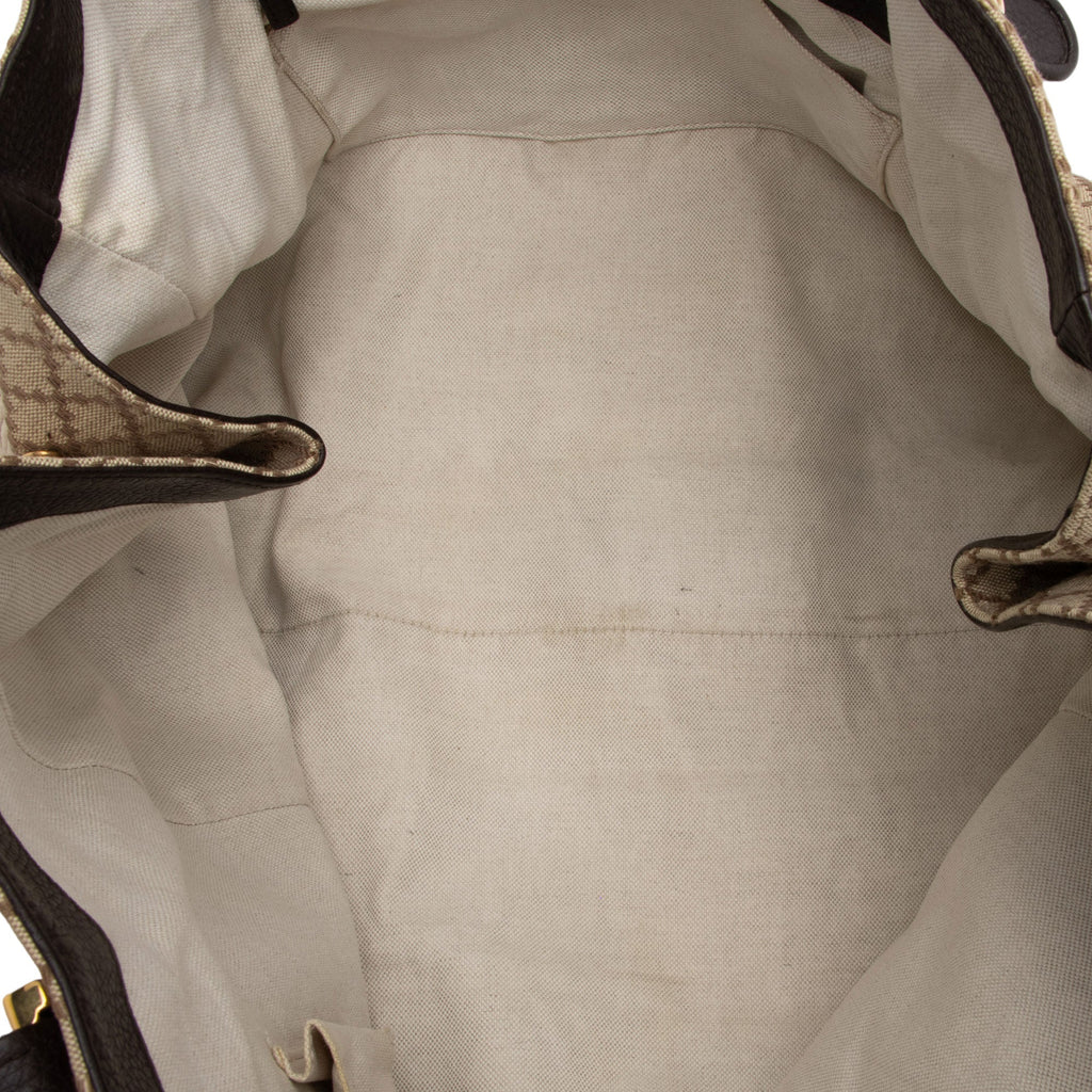 Gucci Diamante Canvas 1973 Large Tote (SHF-AvQrxb)