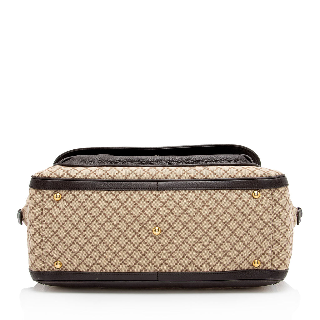 Gucci Diamante Canvas 1973 Medium Tote (SHF-uEOrw8)