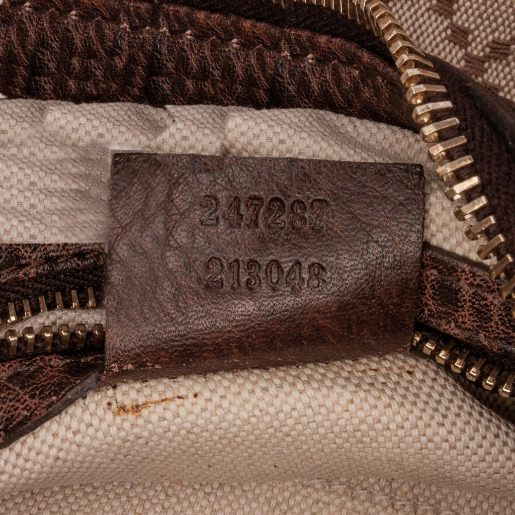 Gucci Diamante Canvas Catherine Shoulder Bag