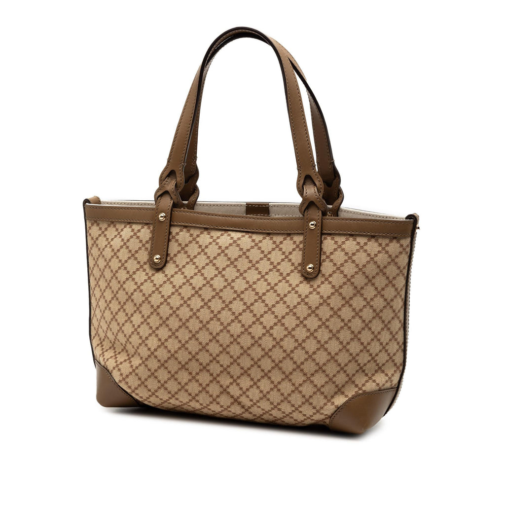 Gucci Diamante Canvas Craft Tote
