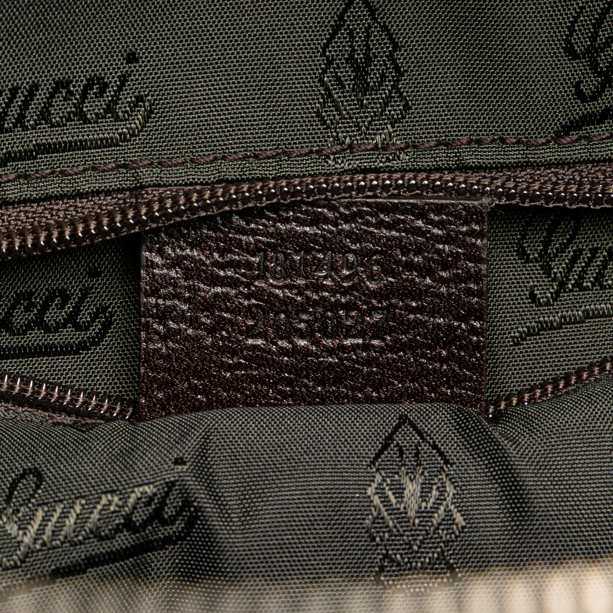 Gucci Diamante Canvas Crest Boston