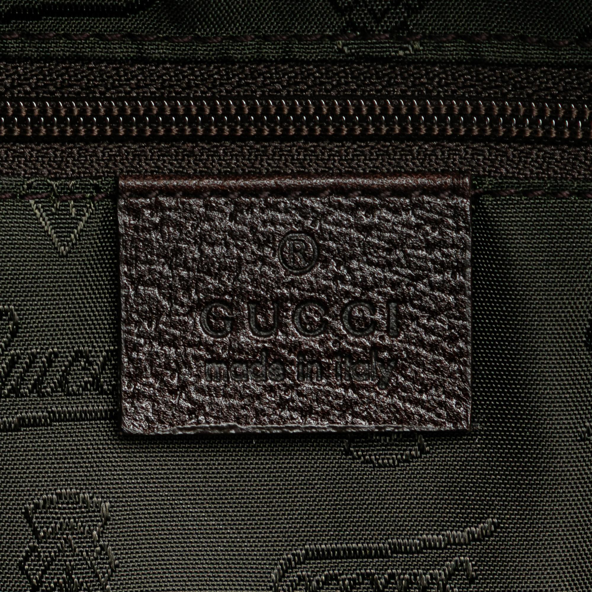 Gucci Diamante Canvas Crest Boston
