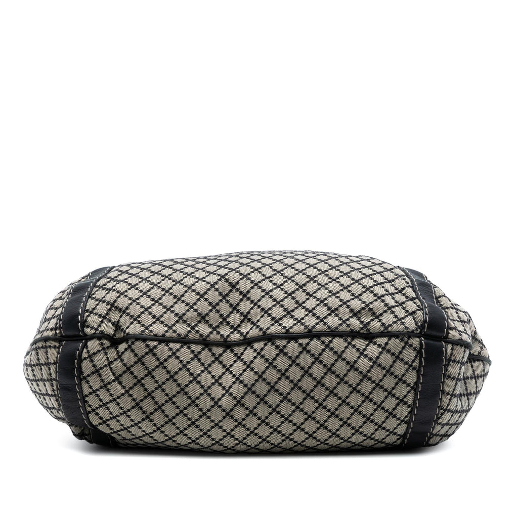 Gucci Diamante Canvas Crest Satchel