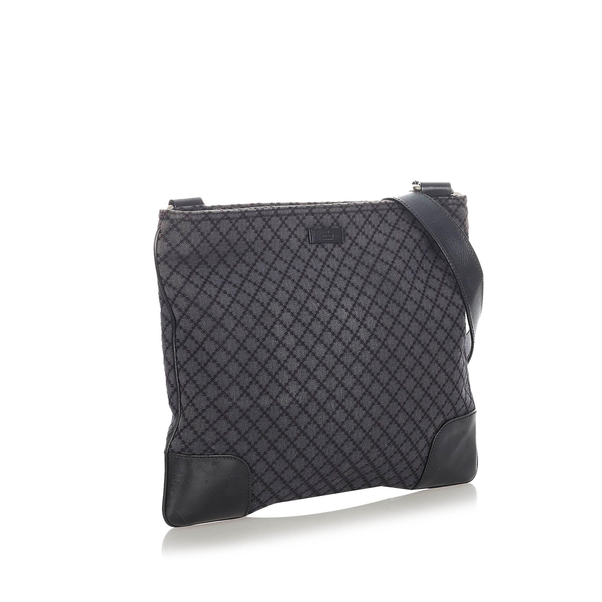 Gucci Diamante Canvas Crossbody Bag (SHG-22576)