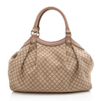Gucci Diamante Canvas Sukey Medium Tote (SHF-21645)