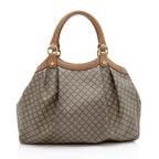 Gucci Diamante Canvas Sukey Medium Tote - FINAL SALE (SHF-22989)