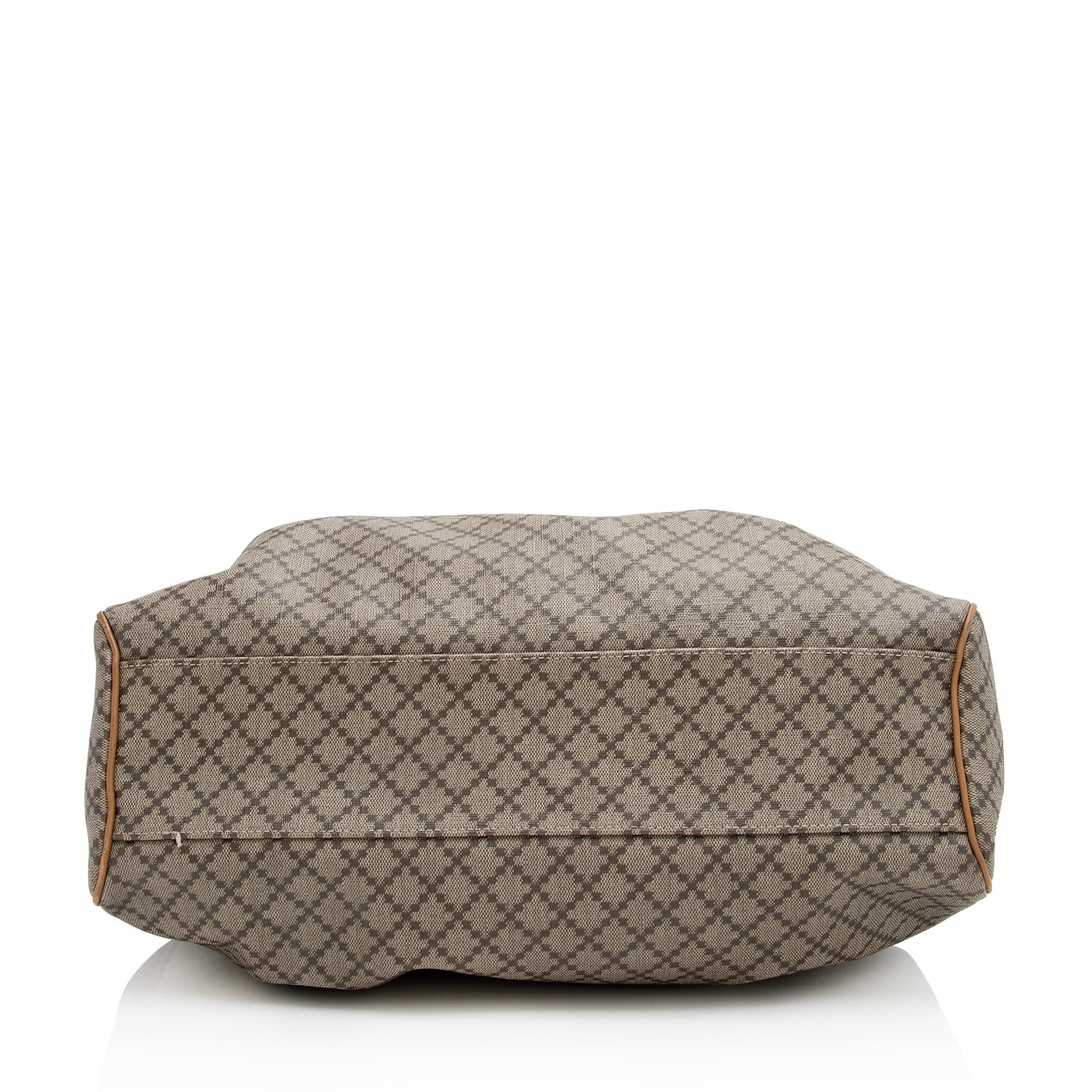 Gucci Diamante Canvas Sukey Medium Tote - FINAL SALE (SHF-22989)