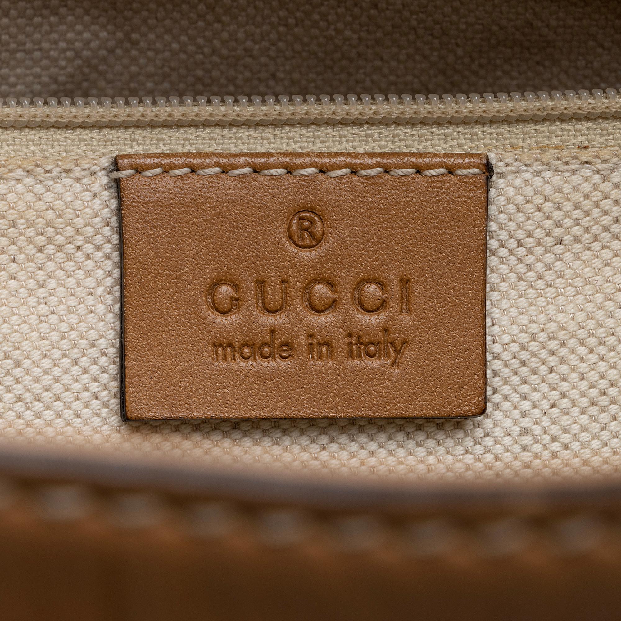 Gucci Diamante Canvas Sukey Medium Tote - FINAL SALE (SHF-22989)