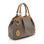 Gucci Diamante Canvas Sukey Medium Tote - FINAL SALE (SHF-22989)