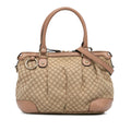 Gucci Diamante Canvas Sukey Satchel