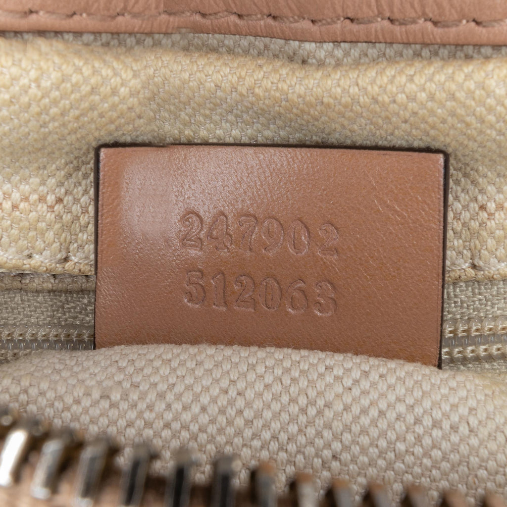 Gucci Diamante Canvas Sukey Satchel