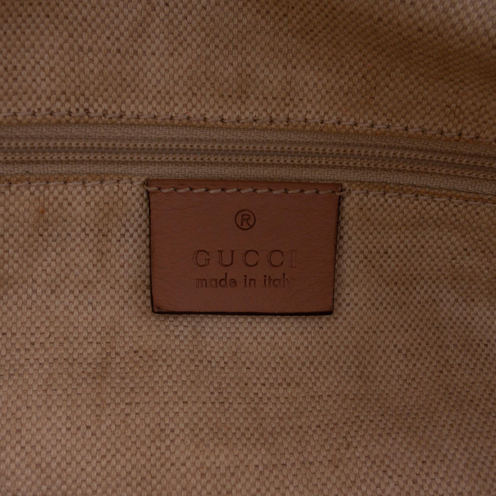 Gucci Diamante Canvas Sukey Satchel