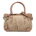 Gucci Diamante Canvas Sukey Satchel