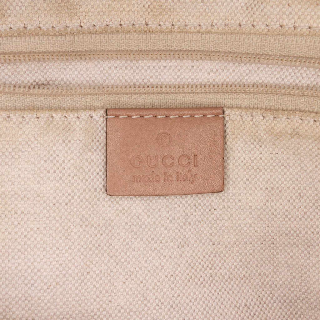 Gucci Diamante Canvas Sukey Satchel