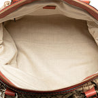 Gucci Diamante Canvas Sukey Satchel