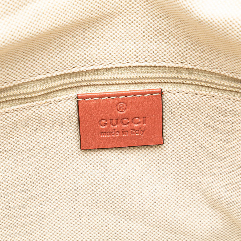 Gucci Diamante Canvas Sukey Satchel