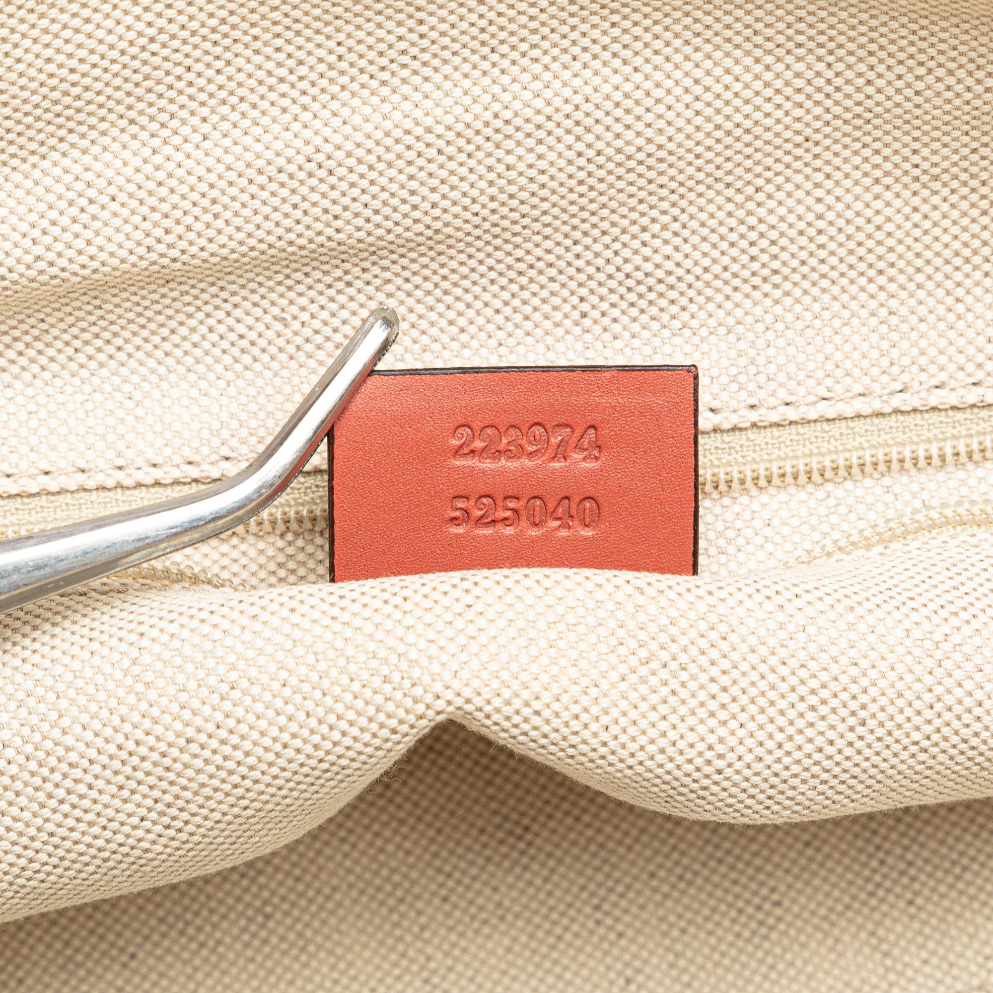 Gucci Diamante Canvas Sukey Satchel