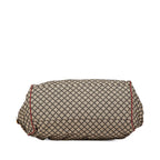Gucci Diamante Canvas Sukey Satchel