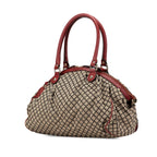 Gucci Diamante Canvas Sukey Satchel