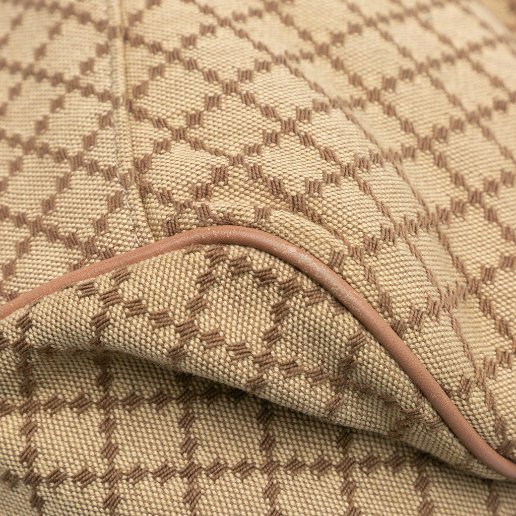 Gucci Diamante Canvas Sukey Satchel