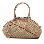 Gucci Diamante Canvas Sukey Satchel