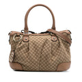 Gucci Diamante Canvas Sukey Satchel